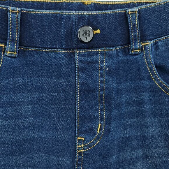 Betabrand Straight-Leg 4-Pocket Yoga Denim MP Dark Blue - Picture 8 of 16